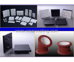 ceramic lining embedded rubber plate roller use adhesive