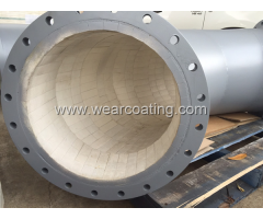 pipeline elbow use wear resistant coating ceramics lining